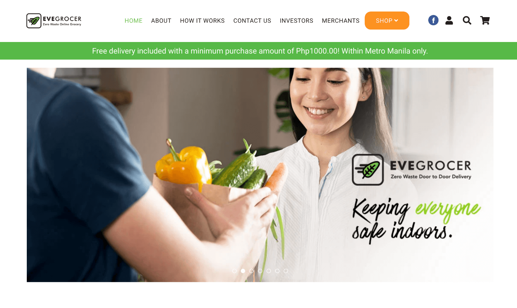 オンライン食料品店の「EveGrocer」環境に考慮した廃棄物ゼロの仕組みを作る